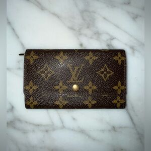 Louis Vuitton Monogram Long Wallet Snap Closure Authentic Vintage